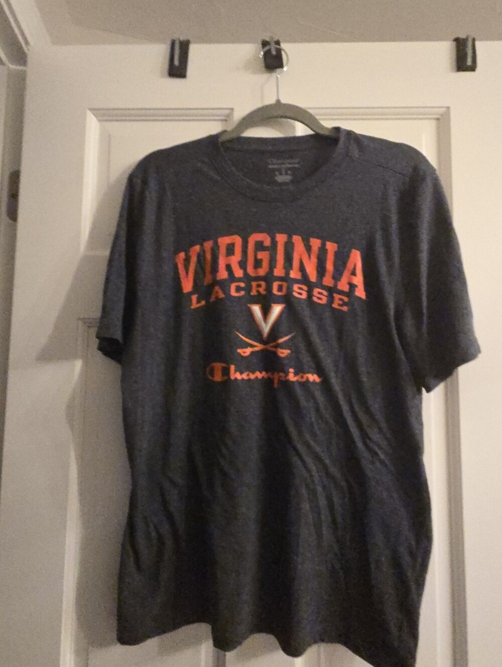 NWOT Men's Virginia Lacrosse Heathered Navy T-Shirt Size M